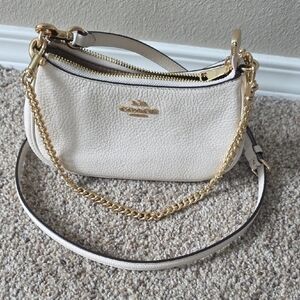Coach Teri Mini Leather Crossbody With Gold Hardware